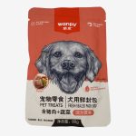 تشویقی توله سگ وانپی Wanpy با مرغ و تاندون گاو – ۸۰ گرمی
